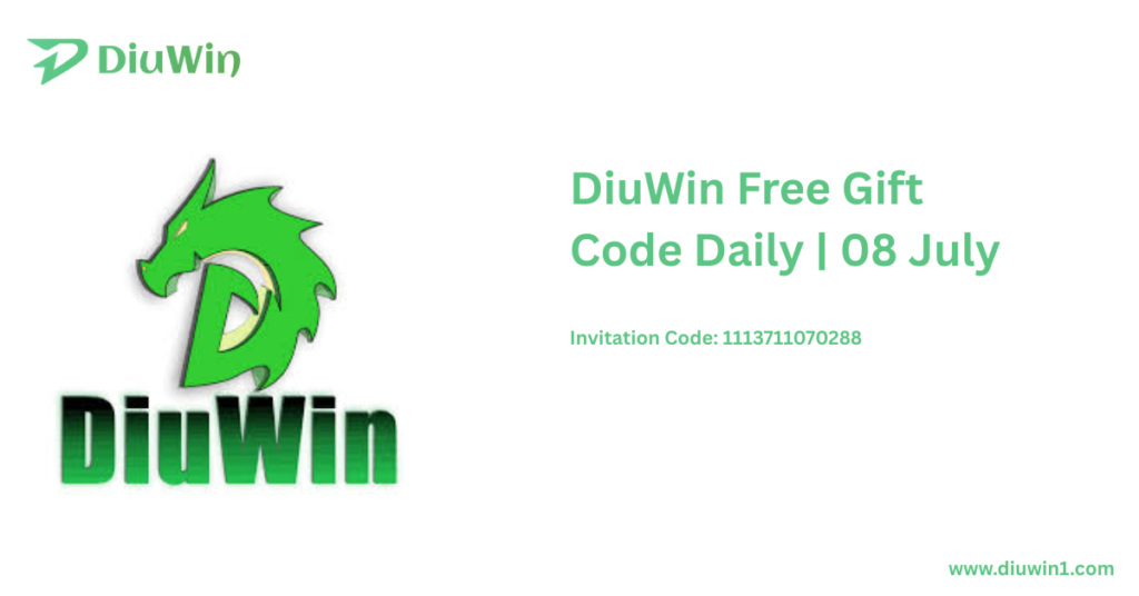 DiuWin Free Gift Code Daily | 08 July