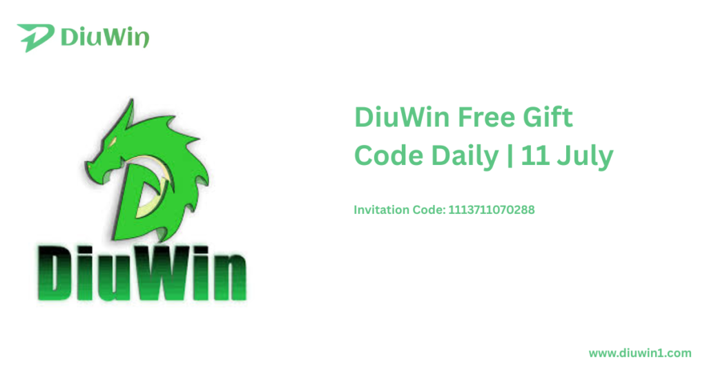 DiuWin Free Gift Code Daily 11 July
