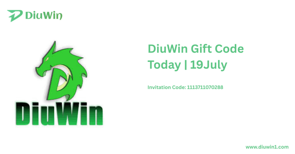 DiuWin Gift Code Today 19 July